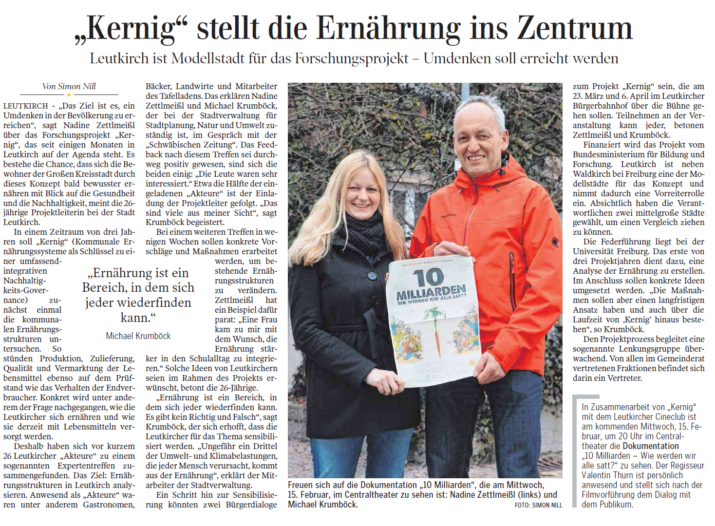 2017_02_14_Schw+ñbische Zeitung_KERNiG stellt die Ern+ñhrung ins Zentrum